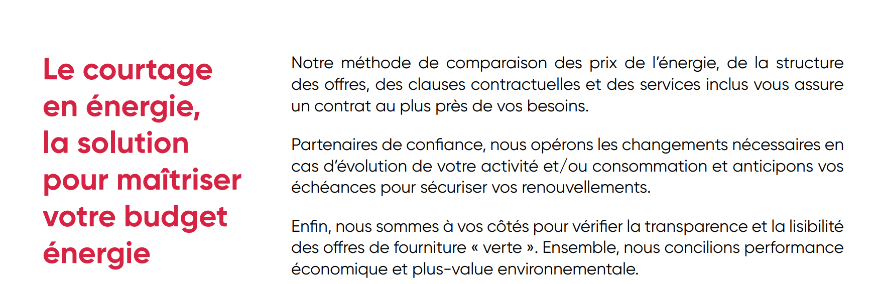 Descriptif offre Opéra Energie
